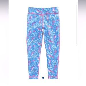 Girls Swirly Seahorse Leggings